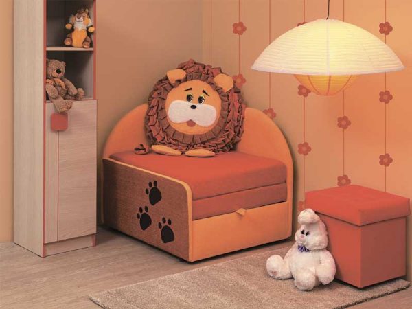 Мягкая мебель для интерьера детской