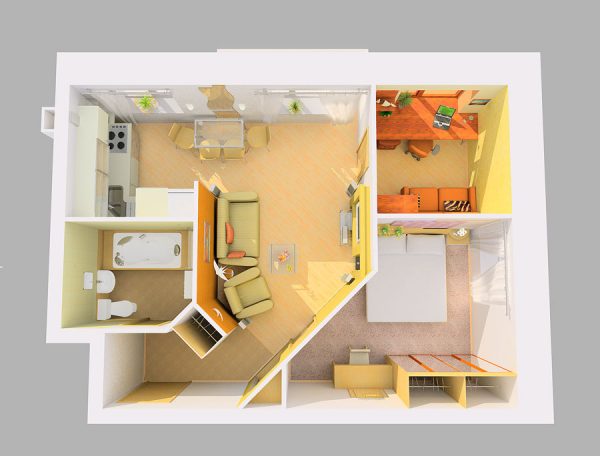 Как перепланировать маленькую квартиру