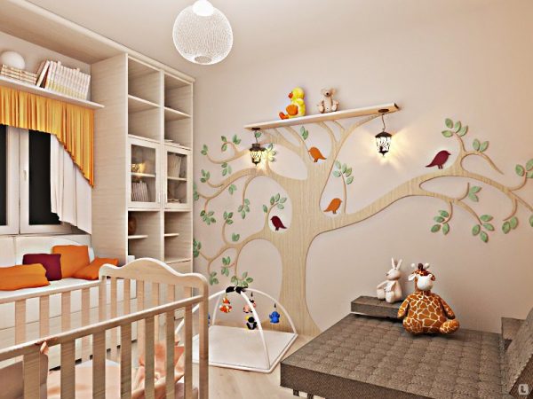 Оформление дизайна детской комнаты