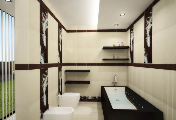 Дизайн квартиры - интерьер ванной комнаты
